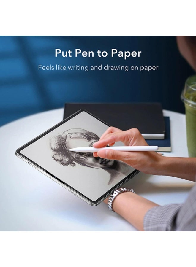 حماية شاشة ورقية للشعور 1Pack لجهاز Lenovo Idea Tab Plus/Tab K12 بحجم 12.1 بوصة 2025، كتابة سلسة بفيلم شعور ورقي سهل التركيب، بدون فقاعات، مضاد للخدش - Image 4